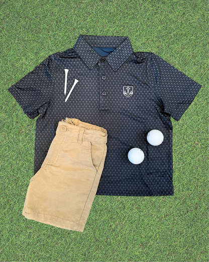 Kids Navy Cross Polo