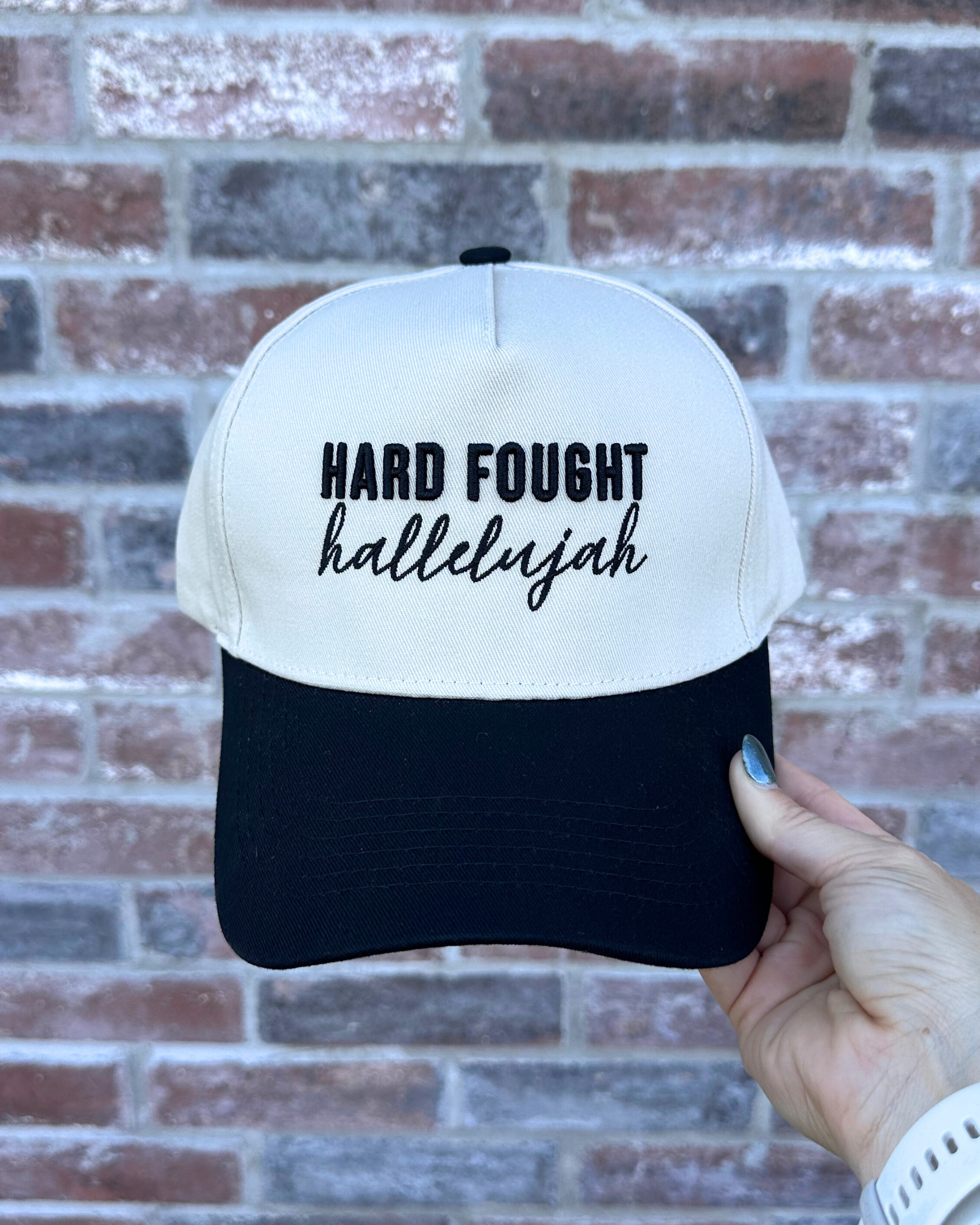 Hard Fought Hallelujah – Embroidered Hat