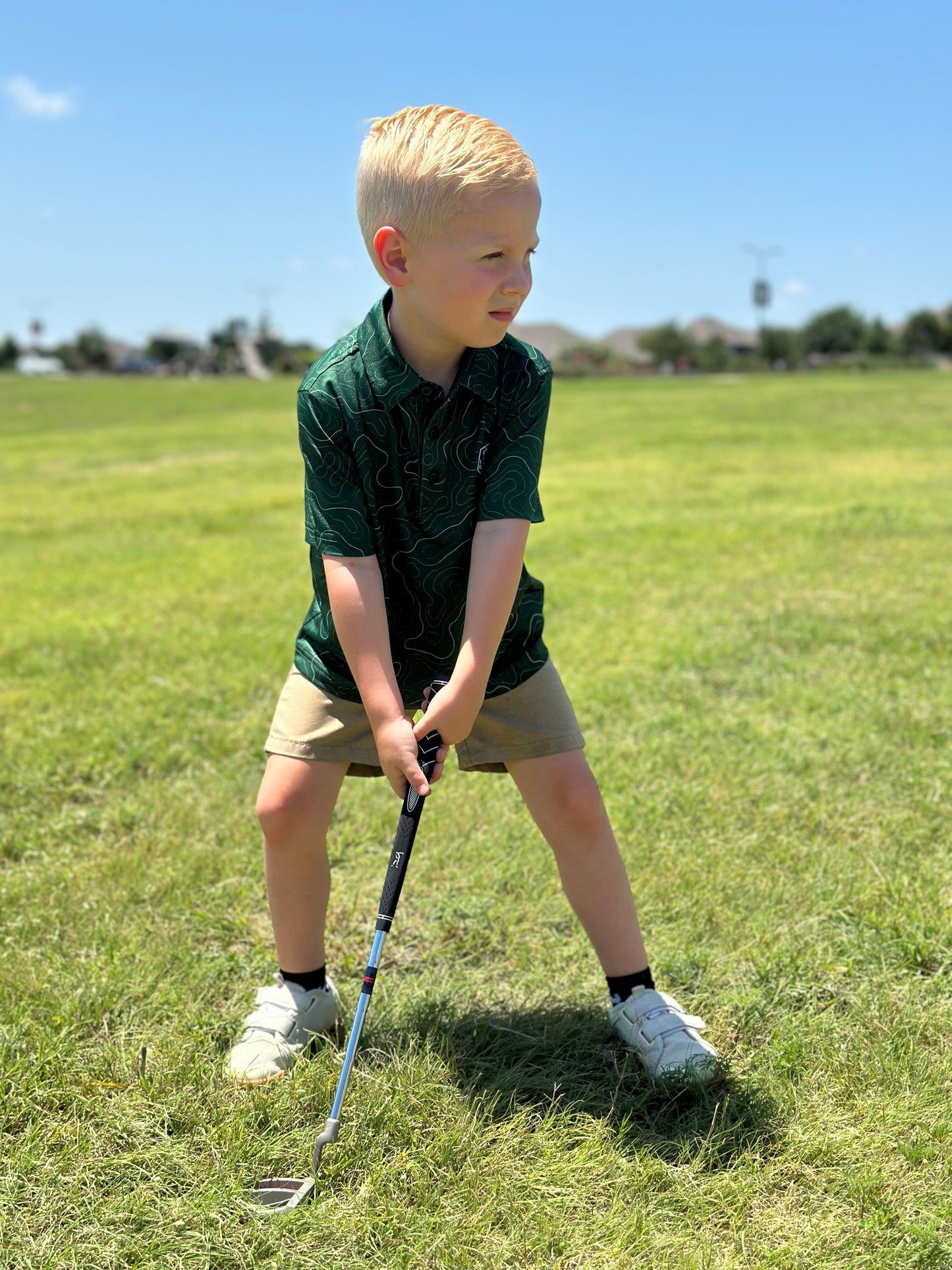 Kids Green Topo Polo