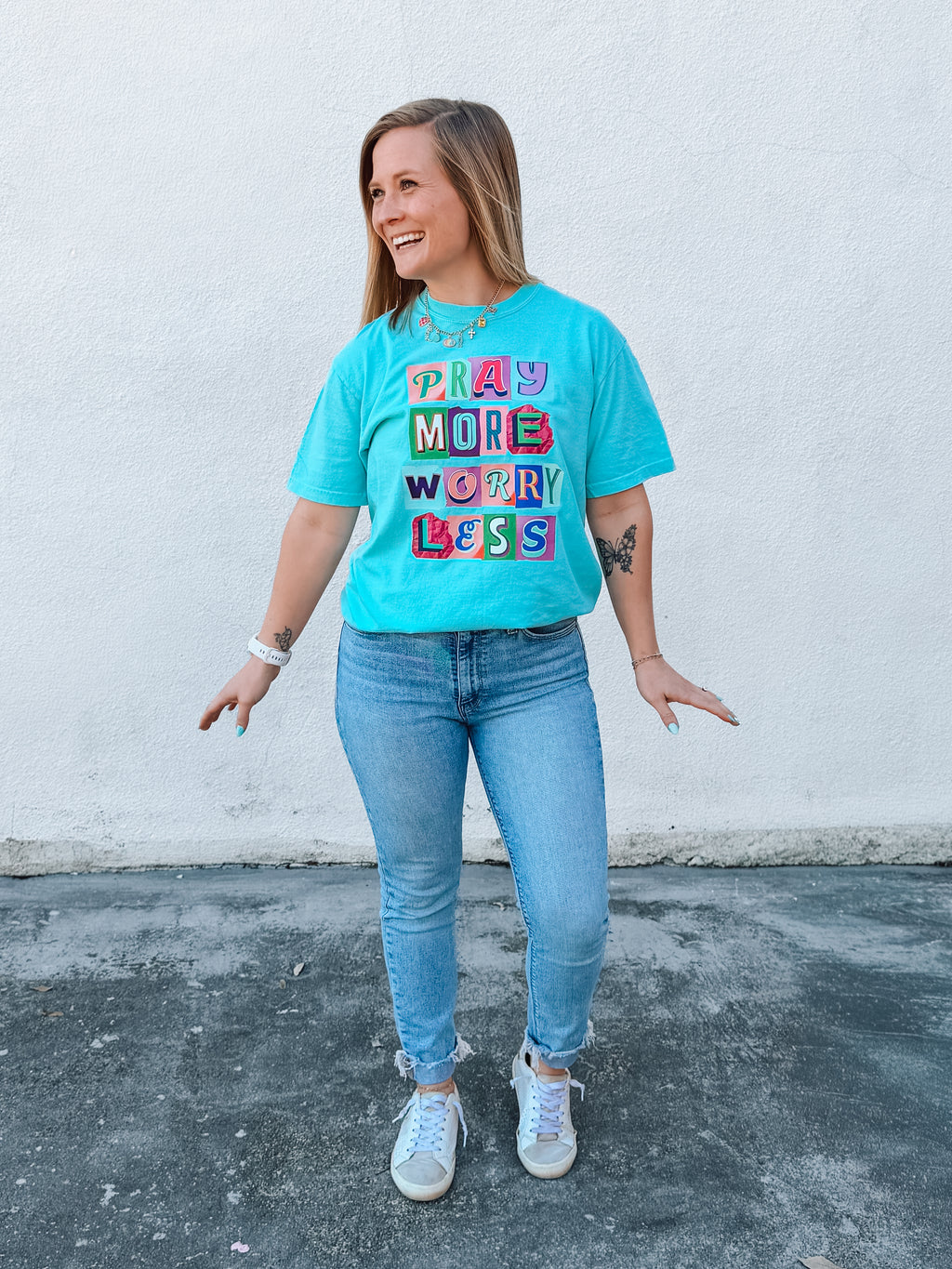 Pray More, Worry Less T-Shirt