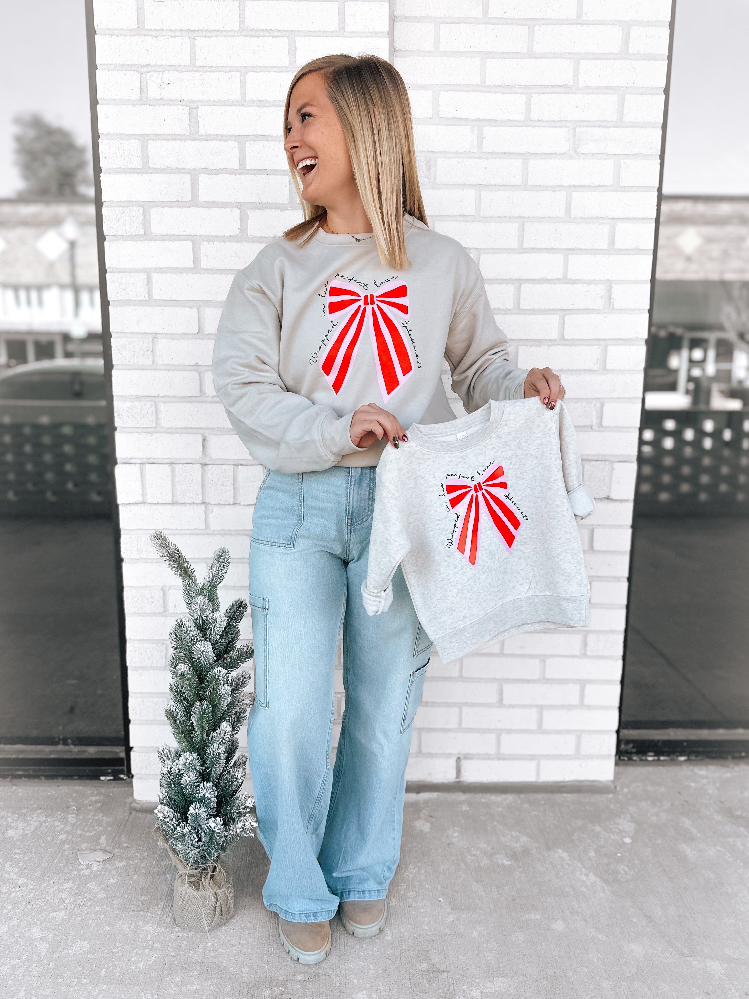 Wrapped in His Perfect Love Sweatshirt - Adult