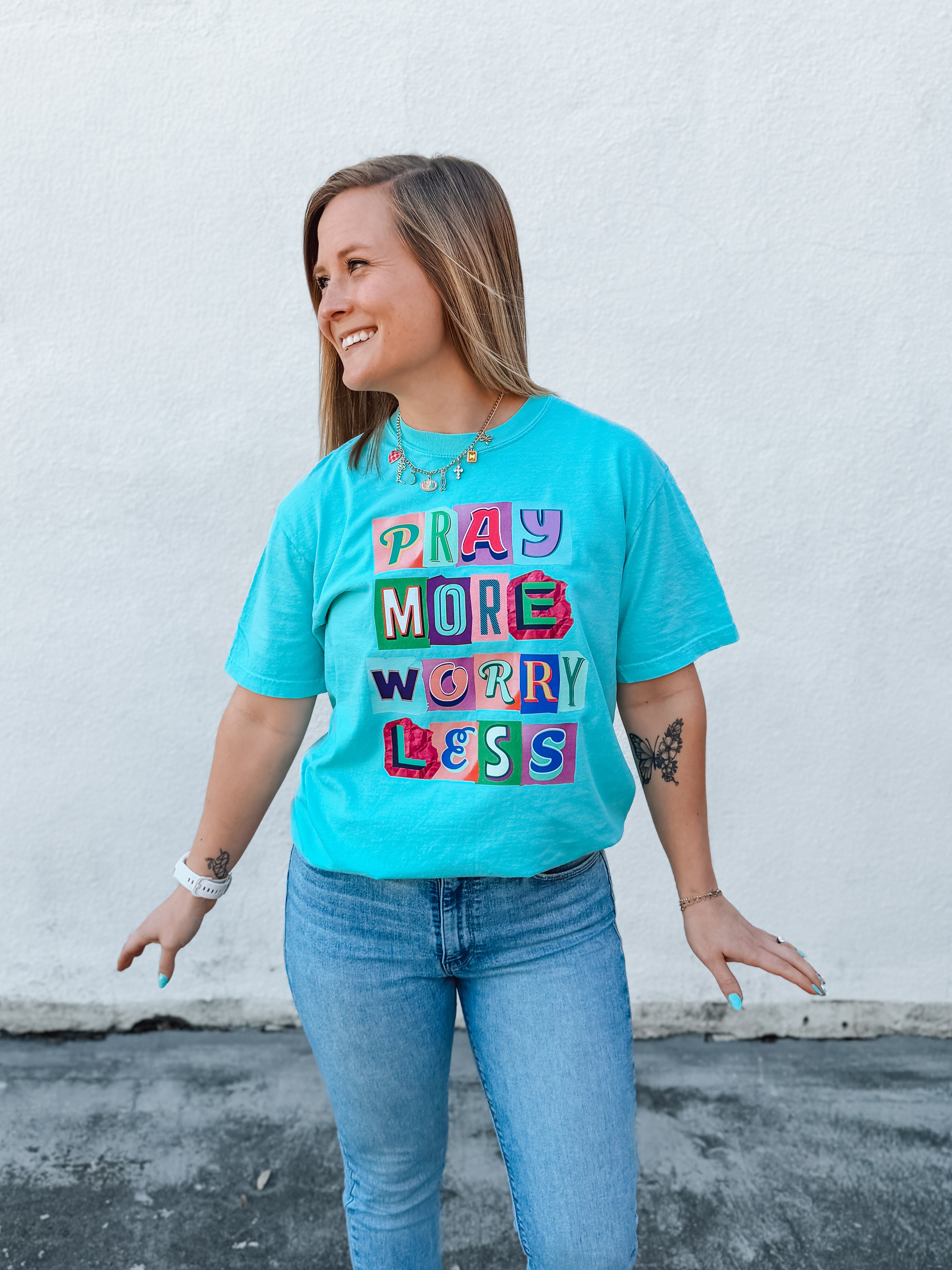 Pray More, Worry Less T-Shirt