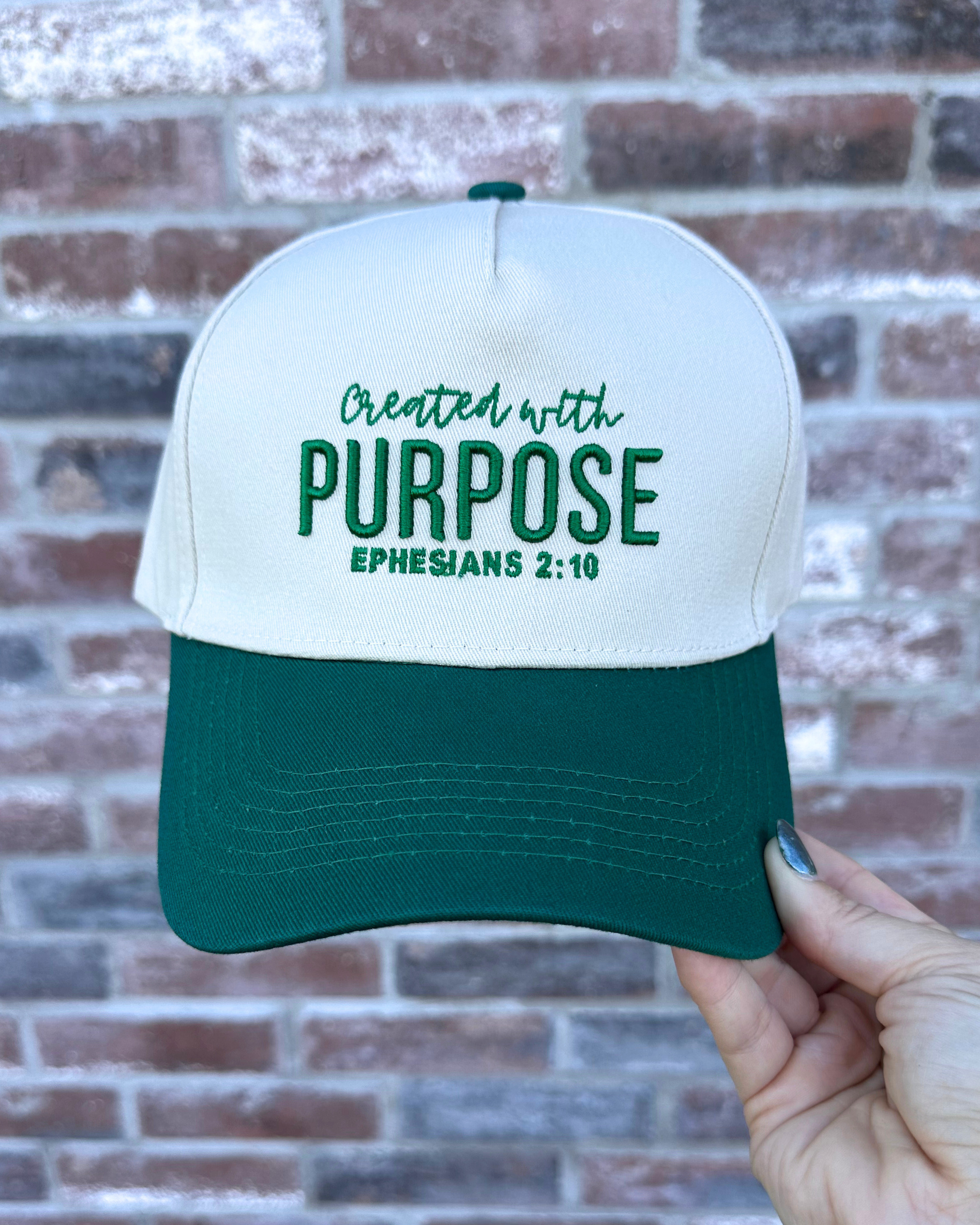 Created with Purpose – Embroidered Hat