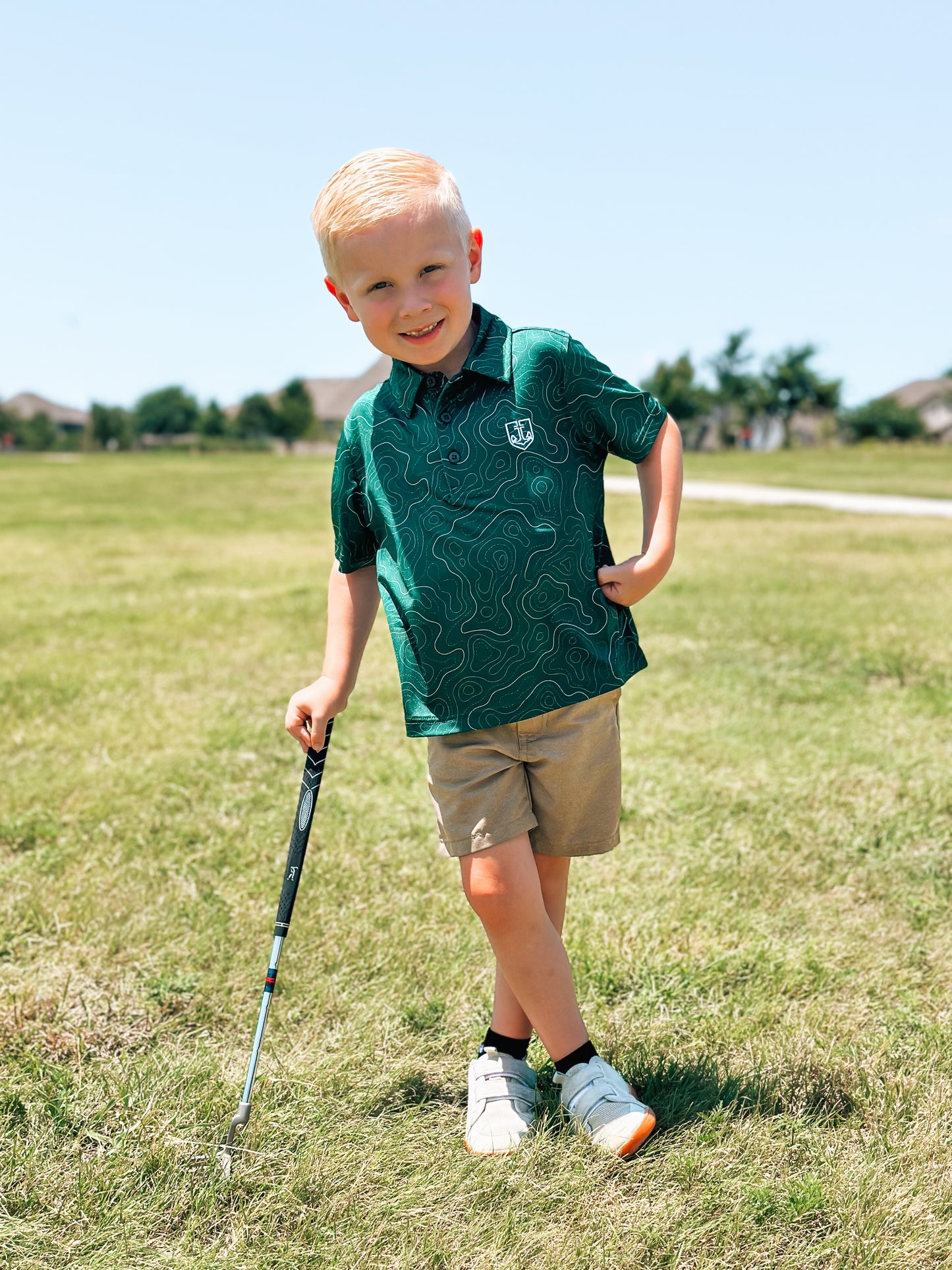 Kids Green Topo Polo