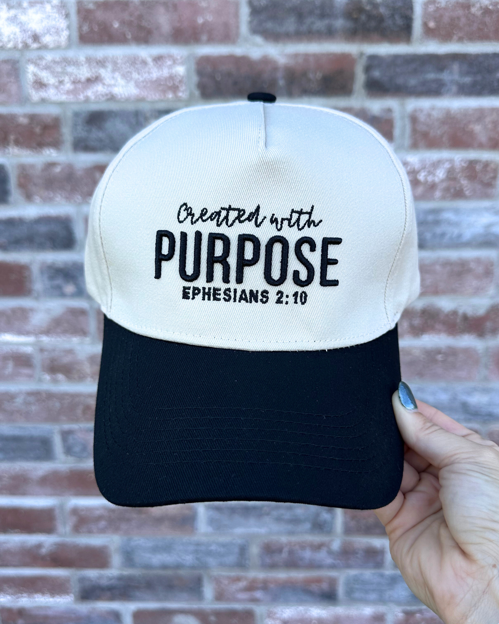 Created with Purpose – Embroidered Hat