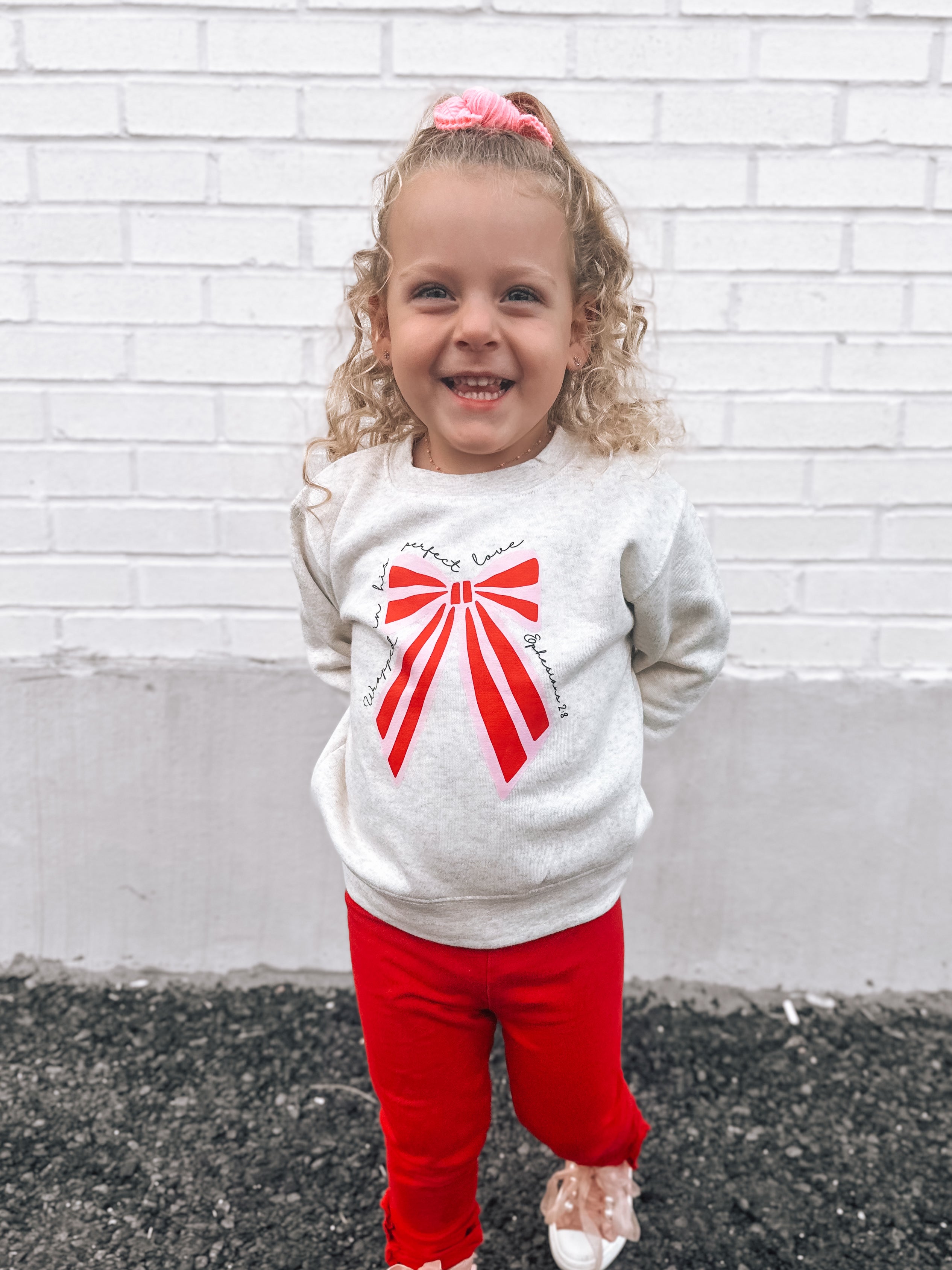 Wrapped in His Perfect Love Sweatshirt - Toddler