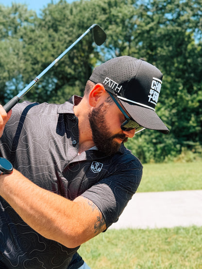 Black Topo Polo