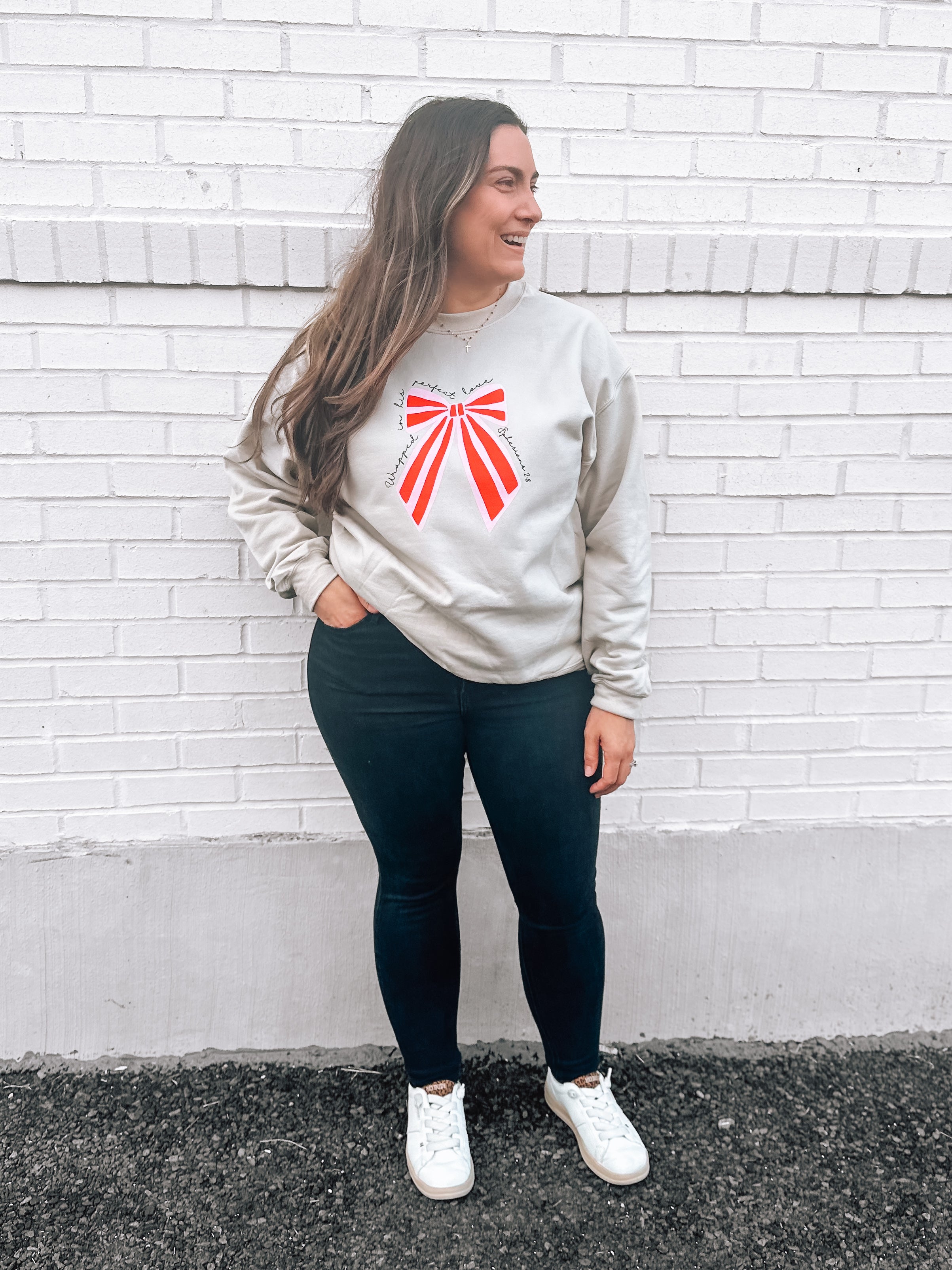 Wrapped in His Perfect Love Sweatshirt - Adult