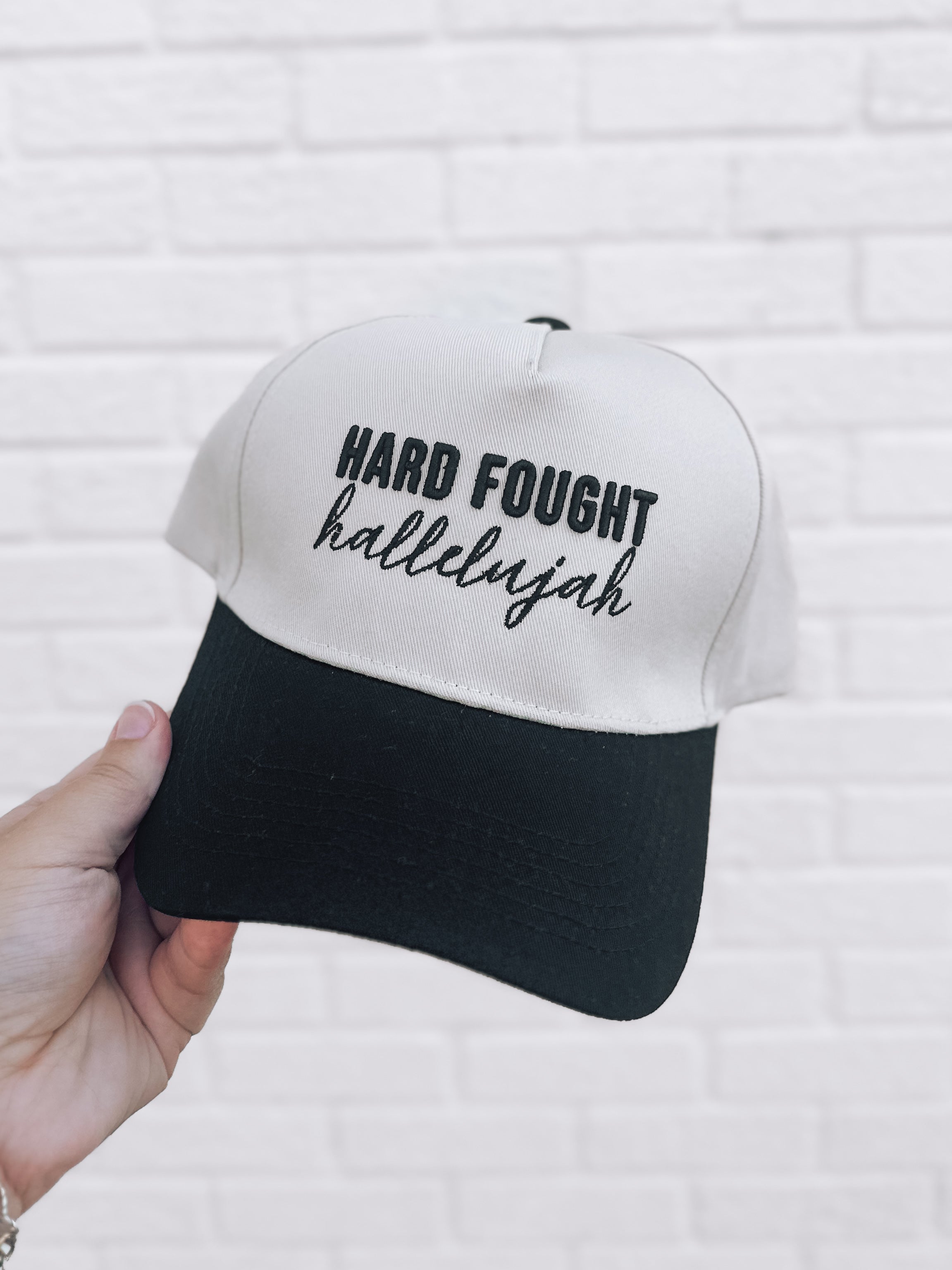 Hard Fought Hallelujah – Embroidered Hat