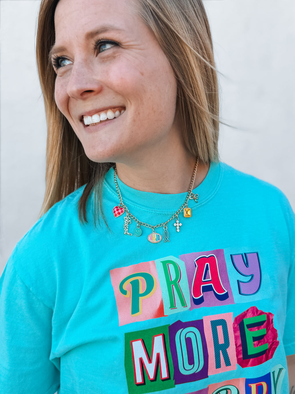 Pray More, Worry Less T-Shirt