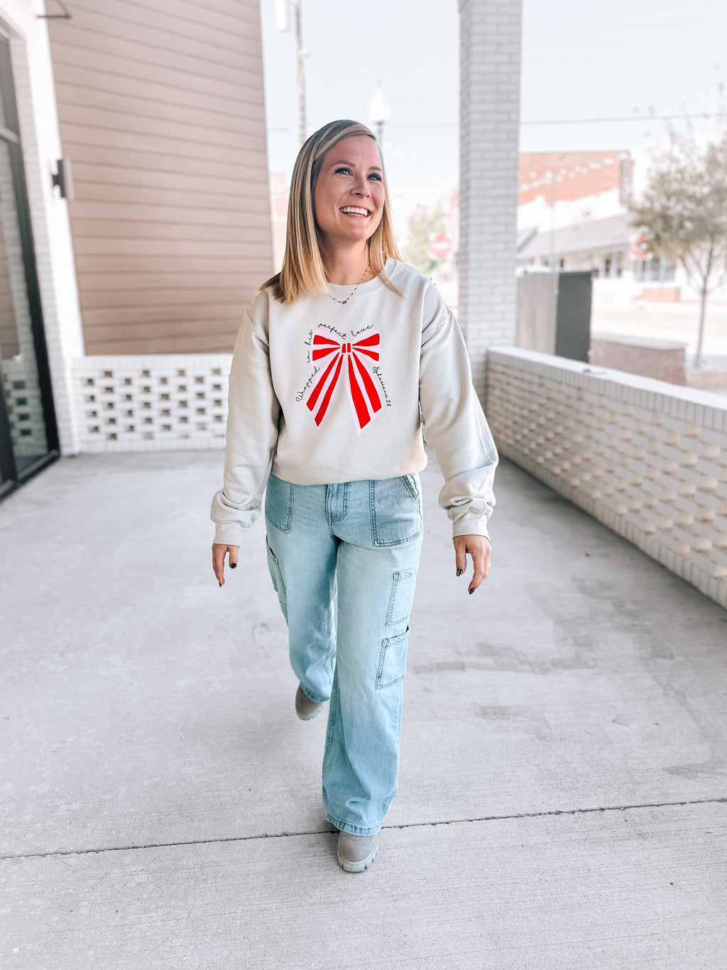 Wrapped in His Perfect Love Sweatshirt - Adult