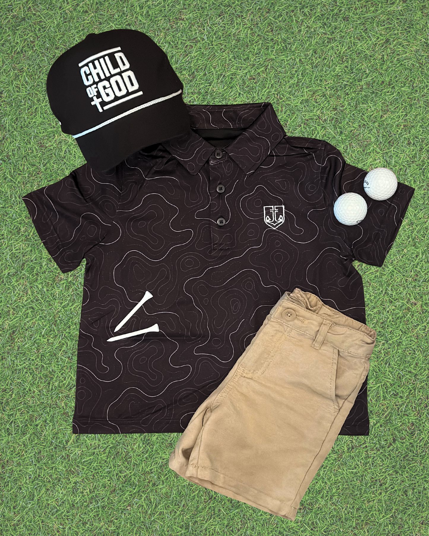 Black Topo Polo