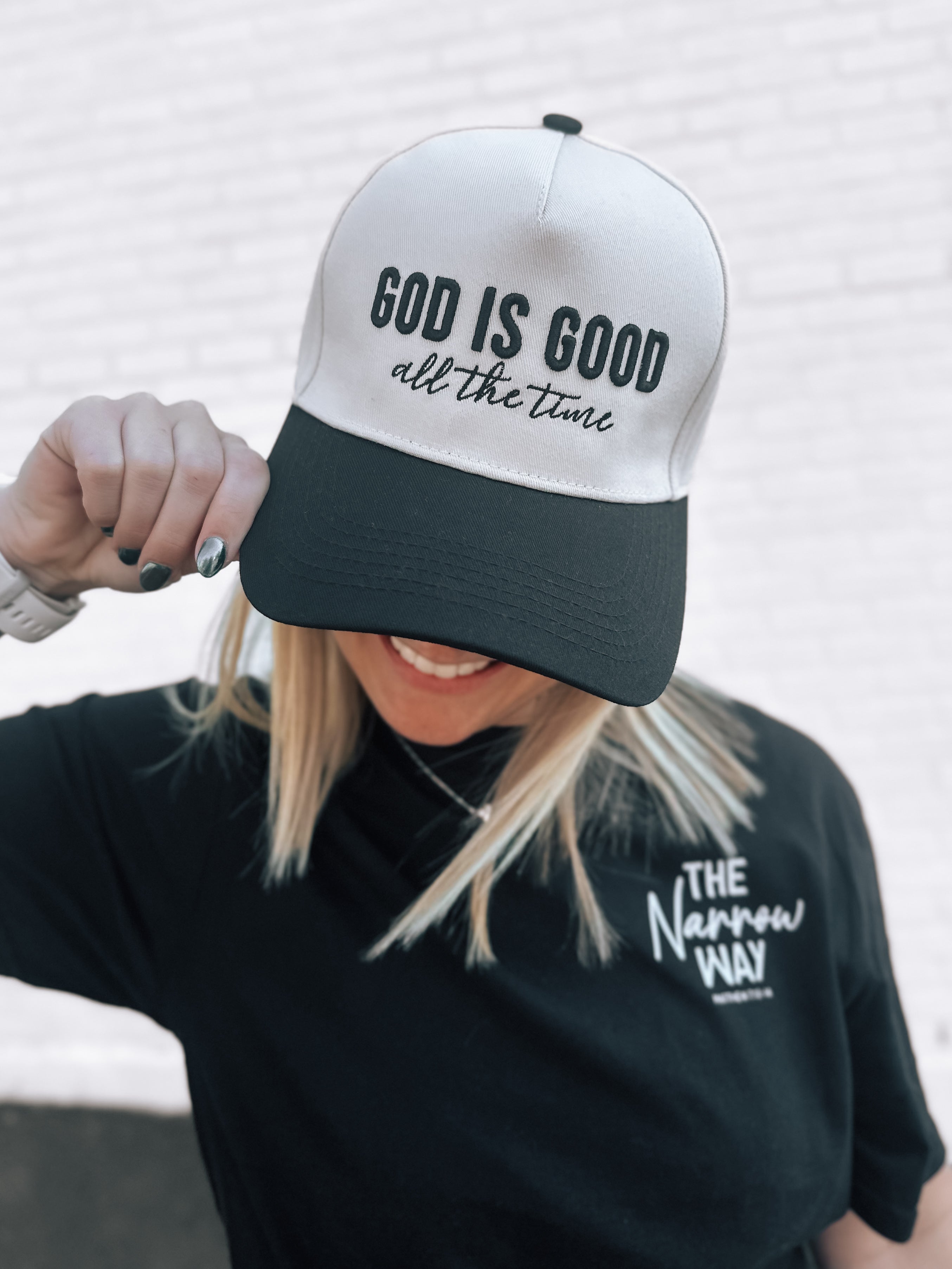 God Is Good All the Time – Embroidered Hat