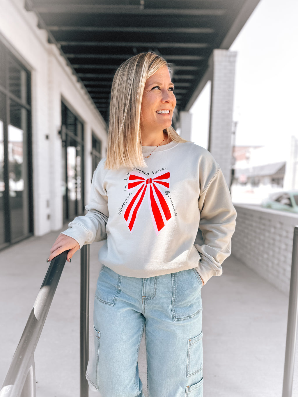 Wrapped in His Perfect Love Sweatshirt - Adult