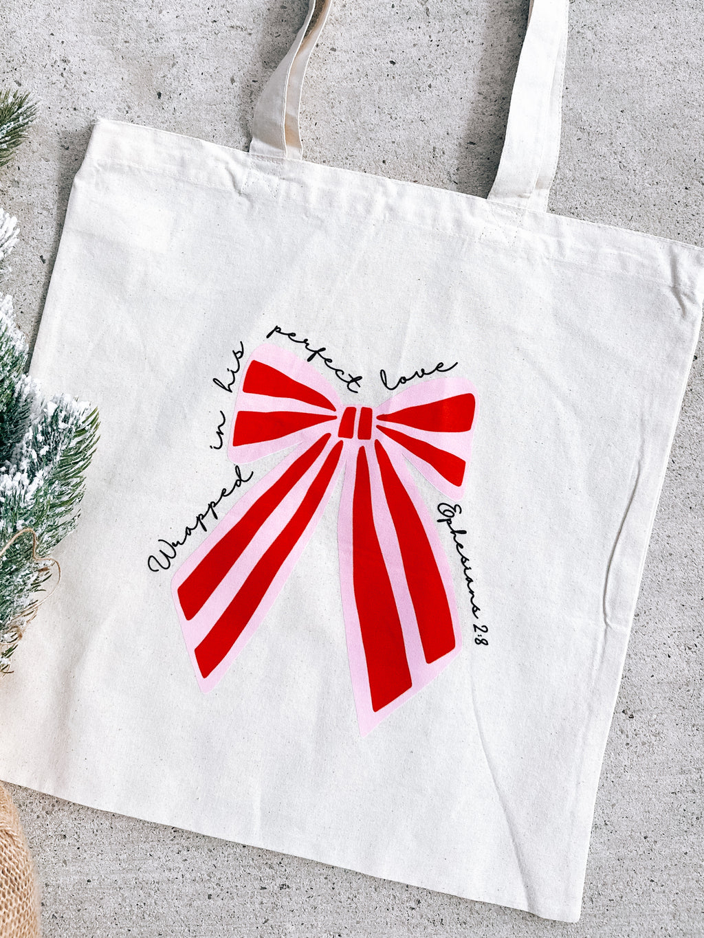 Wrapped in His Perfect Love - Tote Bag