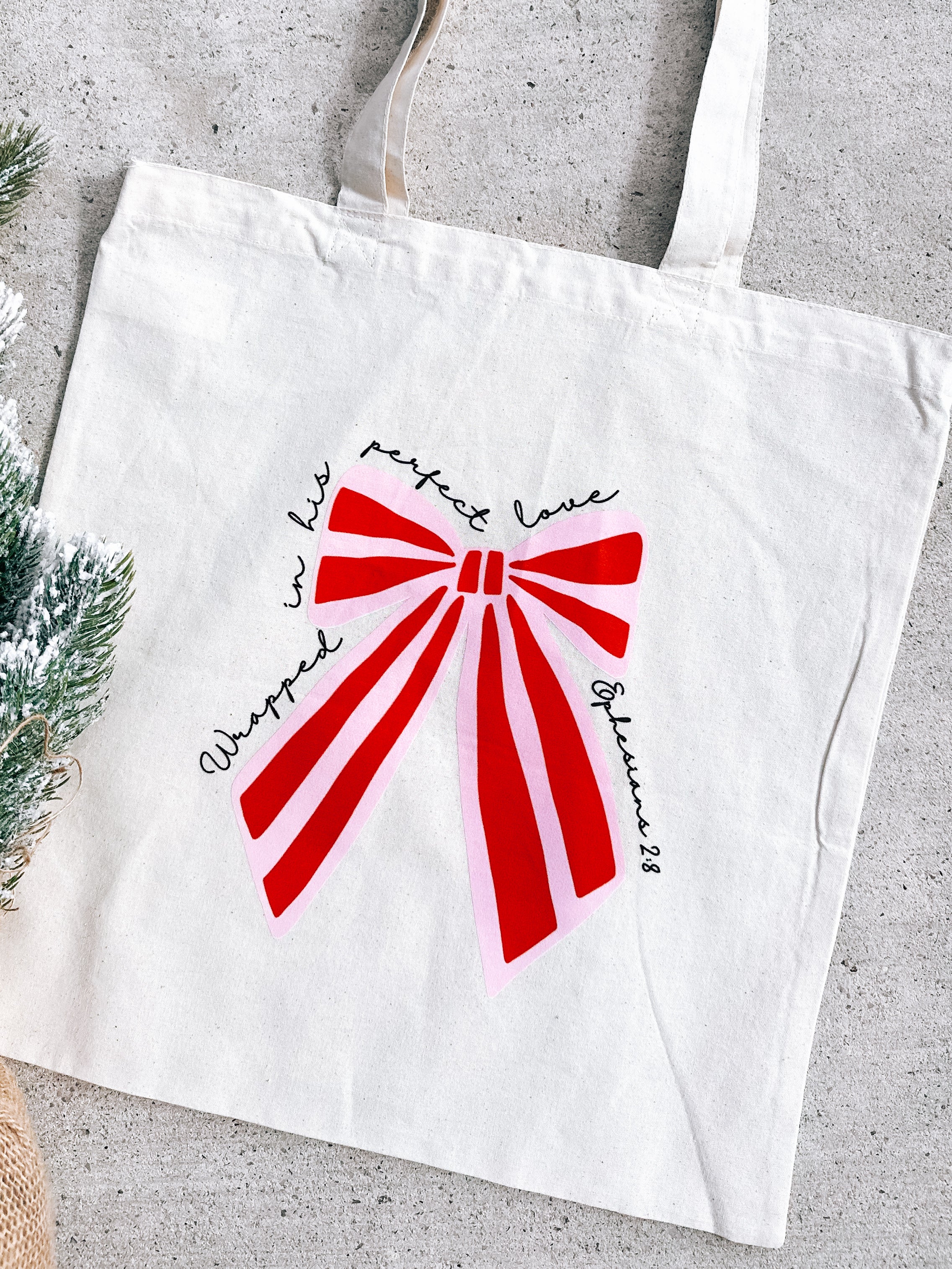 Wrapped in His Perfect Love - Tote Bag