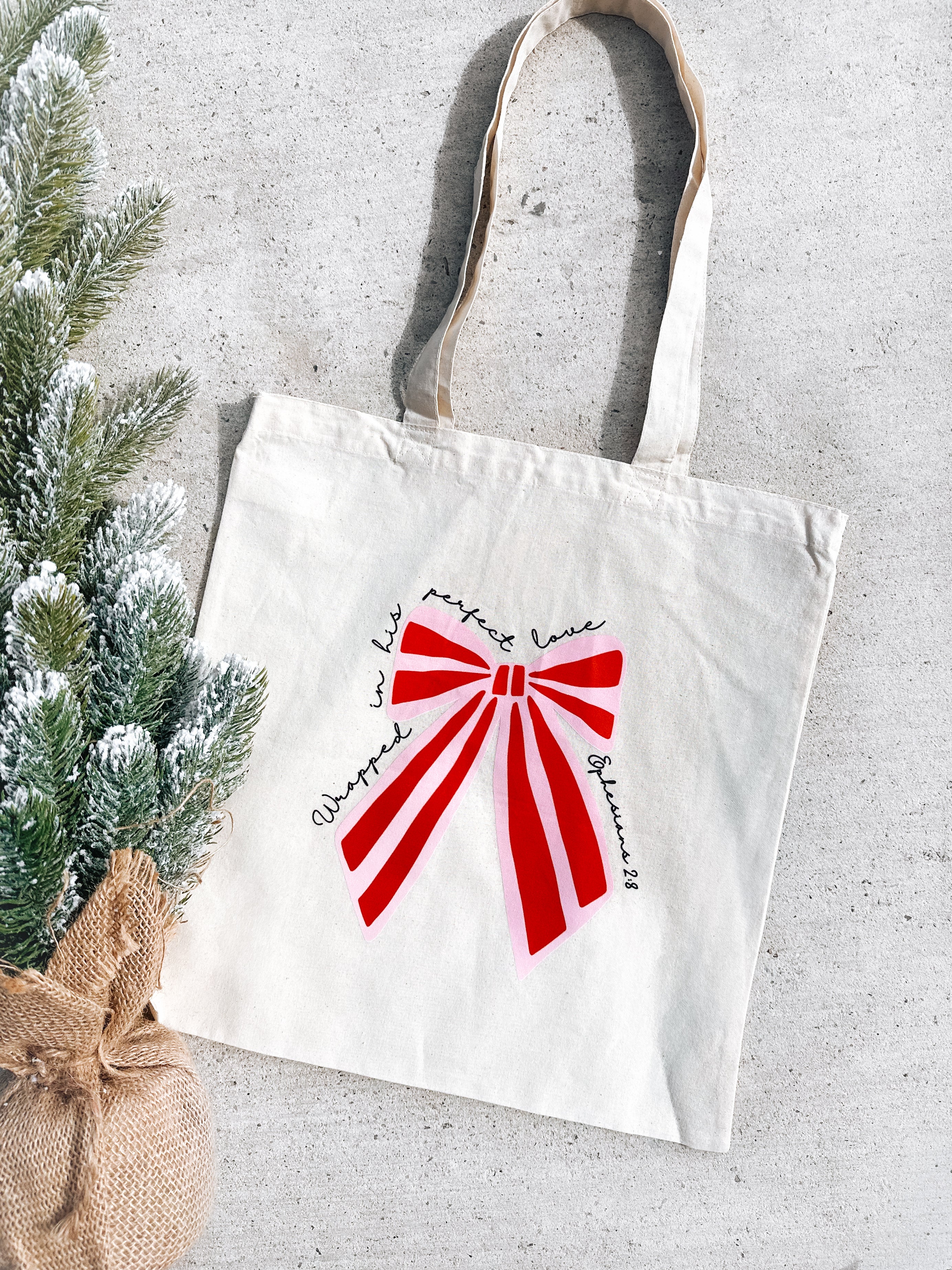 Wrapped in His Perfect Love - Tote Bag