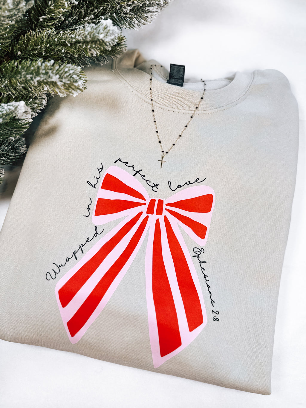 Wrapped in His Perfect Love Sweatshirt - Adult