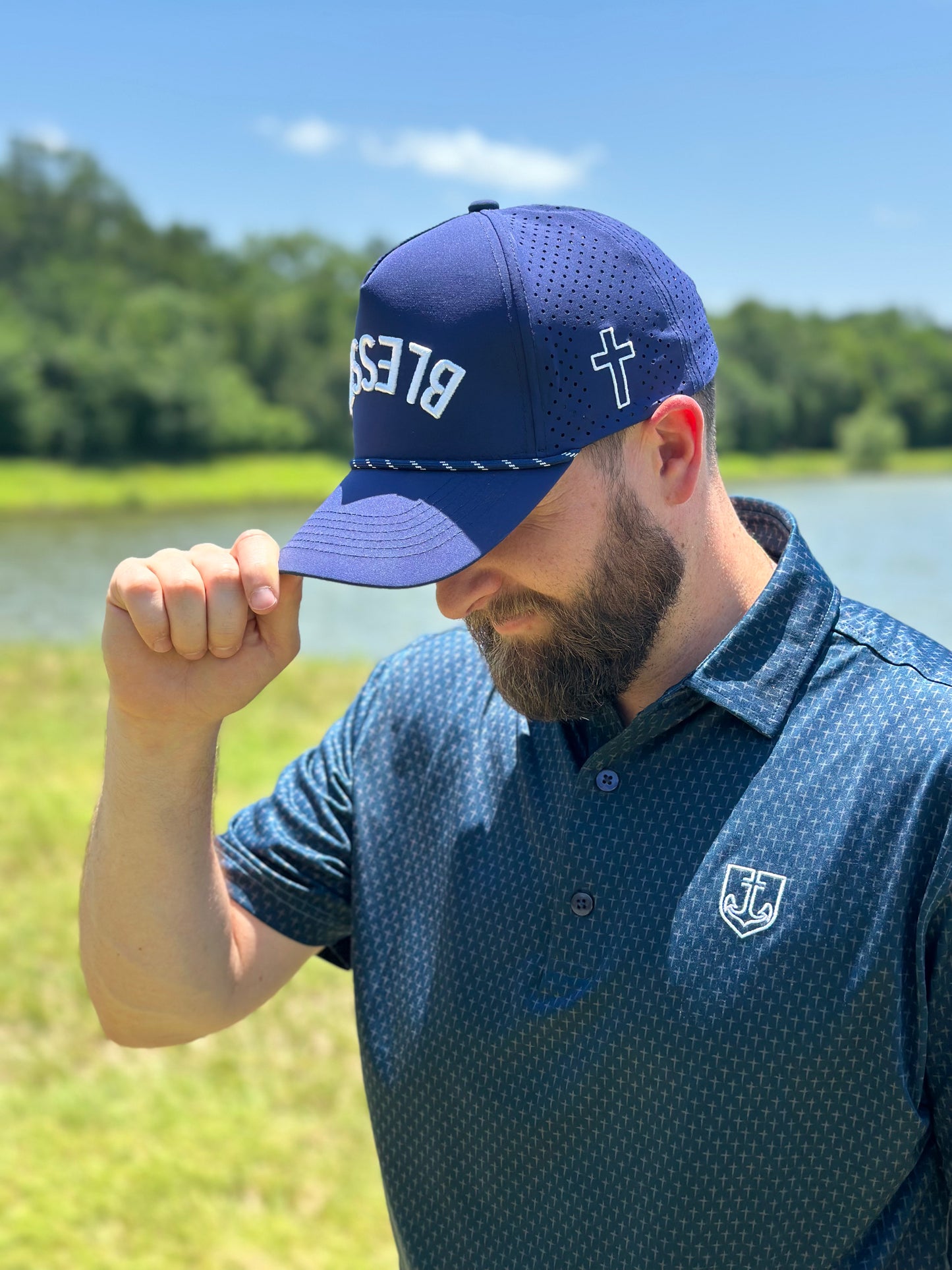 Blessed Navy Hat