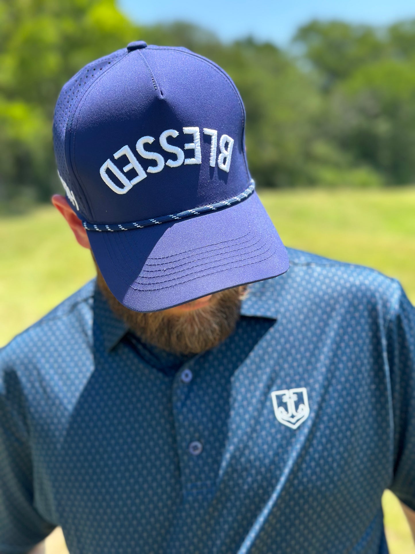 Blessed Navy Hat