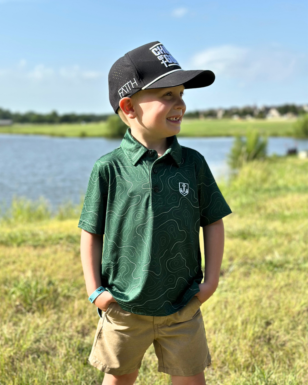 Kids Green Topo Polo