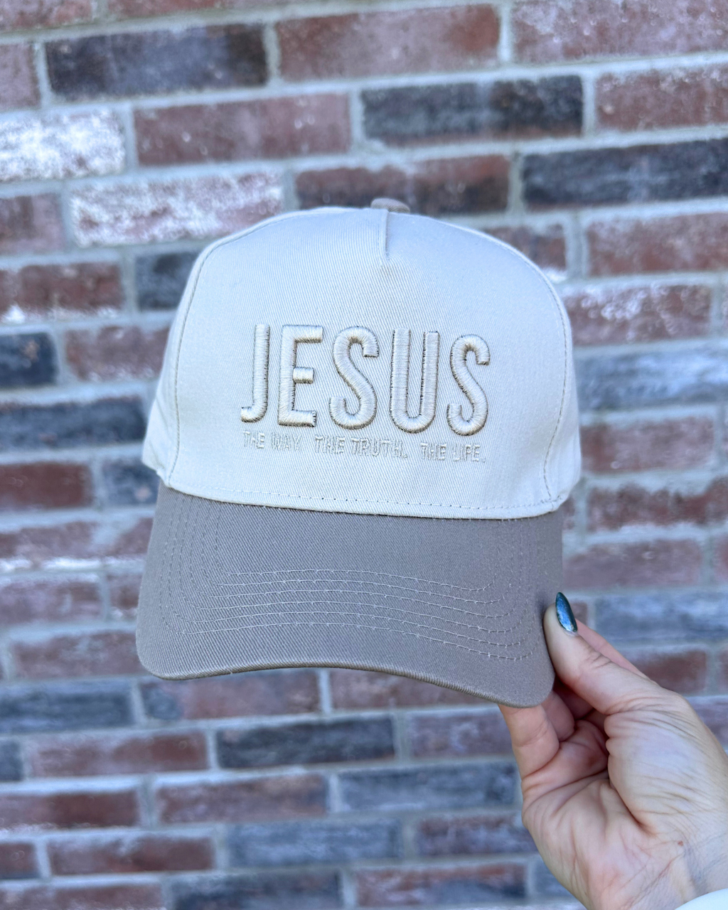 Jesus. The Way. The Truth. The Life. – Embroidered Hat