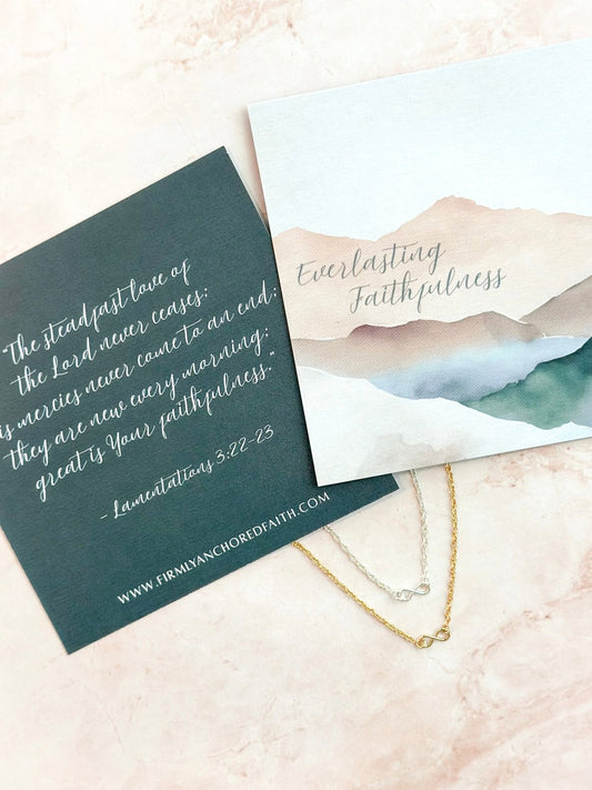Everlasting Faithfulness Necklace - Firmly Anchored Faith