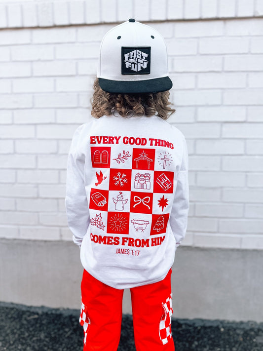 Every Good Thing Long Sleeve - Firmly Anchored Faith