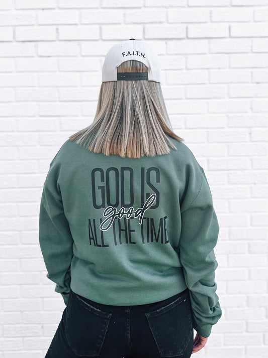 God Is Good Sweatshirt - Firmly Anchored Faith