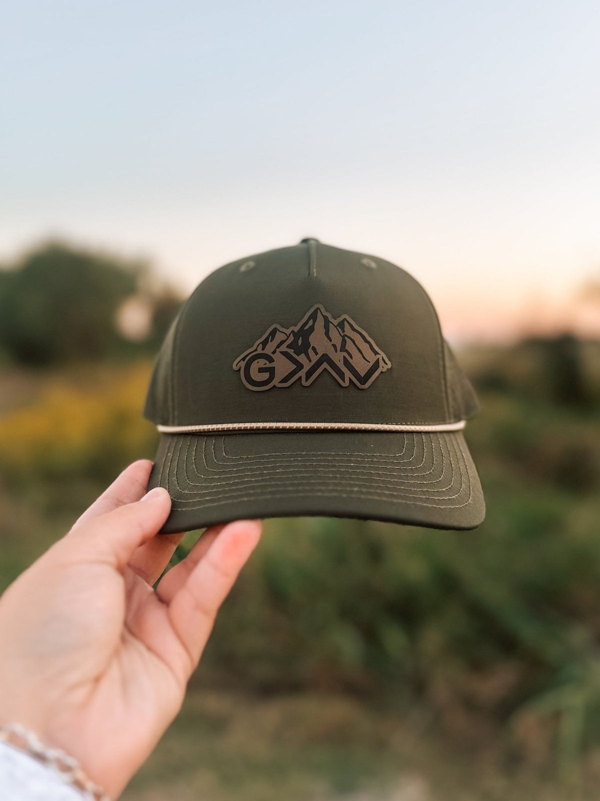God is Greater - Adult Hat - Firmly Anchored Faith