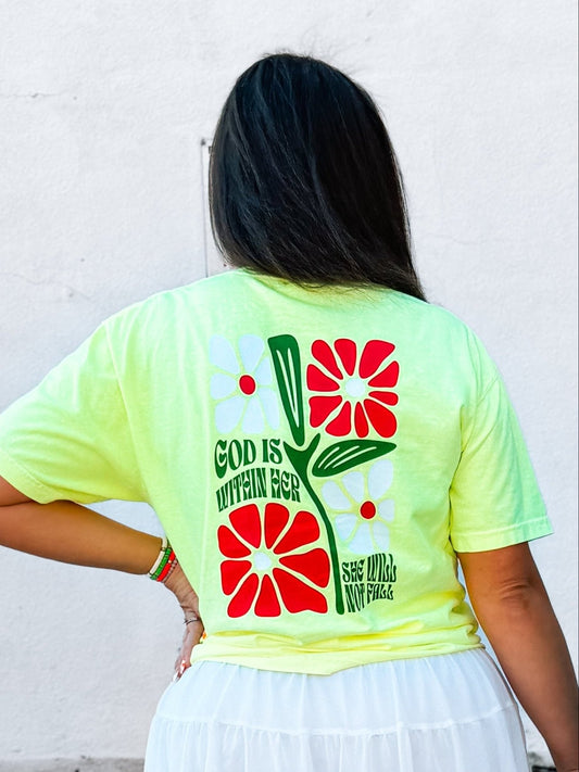 God is within Her T-Shirt - Firmly Anchored Faith