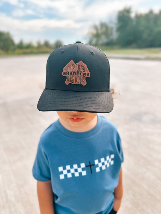 Iron Sharpens Iron - Youth Hat - Firmly Anchored Faith