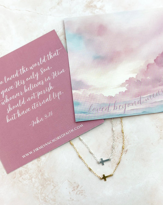 Loved Beyond Measure Necklace - Firmly Anchored Faith