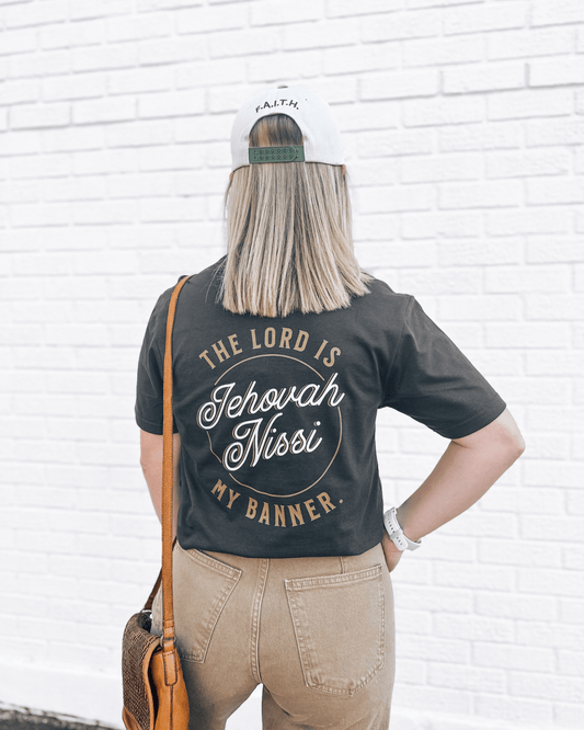 The Lord is My Banner T-Shirt - Firmly Anchored Faith